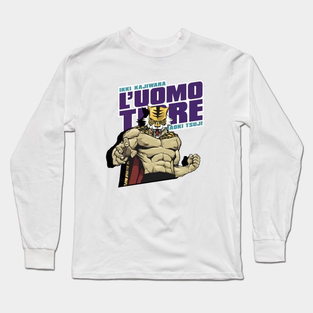 L'Uomo Tigre Long Sleeve T-Shirt by crowrider